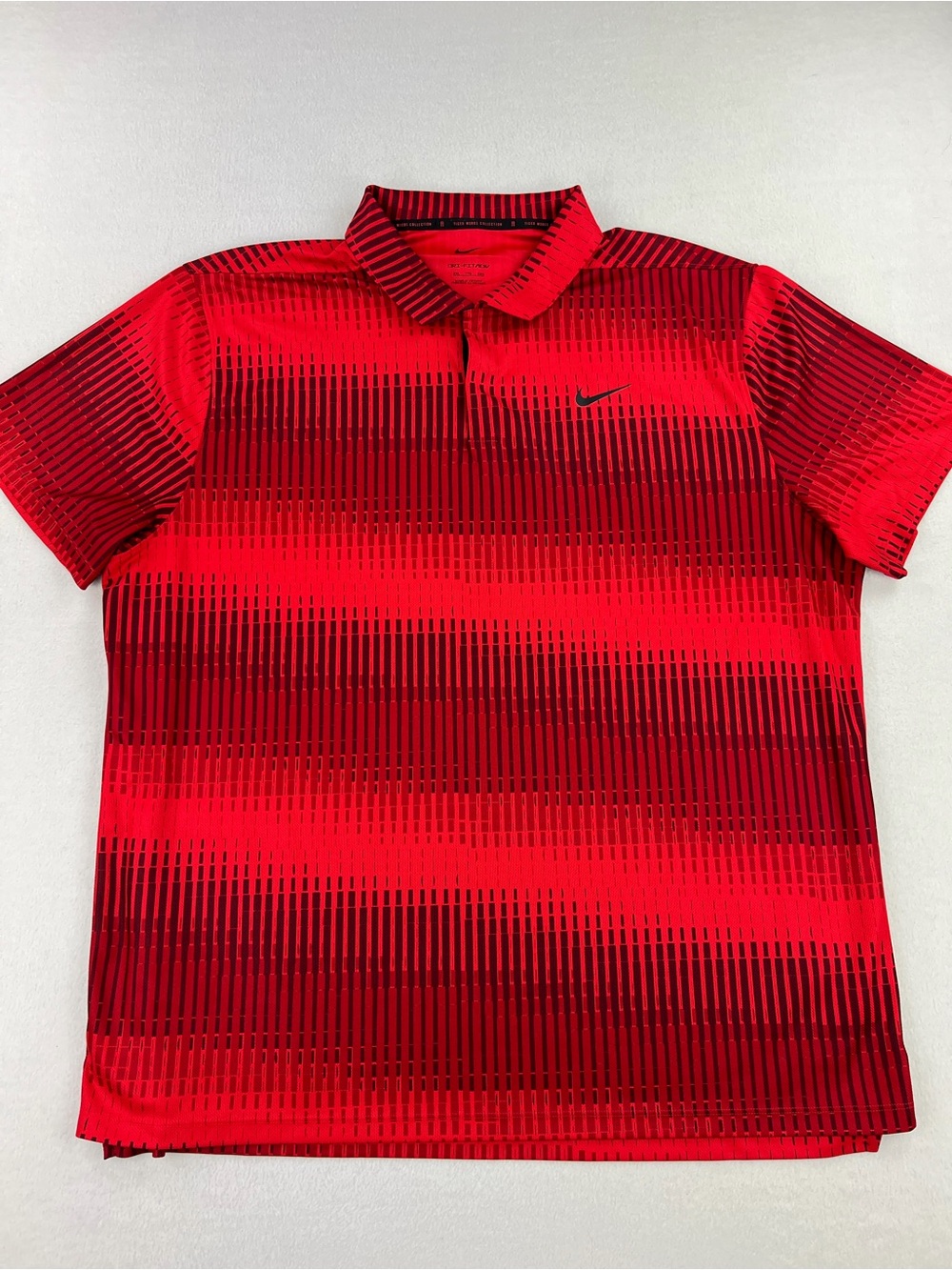 Nike Mens Dri Fit ADV Tiger Woods Golf Polo Sunday Red Size XXL DN2237-657